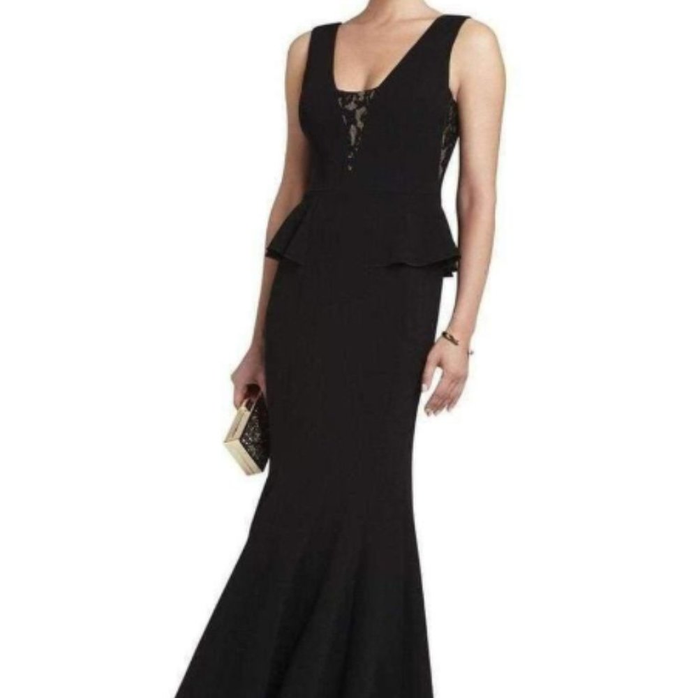 NWT BCBGMaxAzria Silvia Sleeveless Peplum Dress